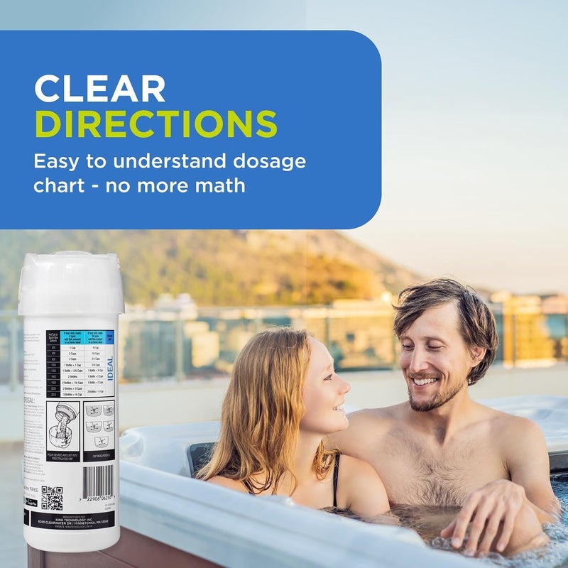 Frog Soothe Calcium Total Hardness Increaser for Hot Tubs and Swim Spas - 2 lb Bottle with TruDose Measuring Cap for Easy Maintenance & Balancing - 1 Pack - Image 3